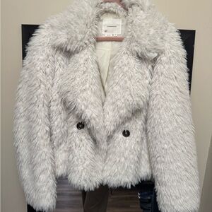 Elegant White Teddy Jacket